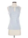 Caché Sleeveless Blouse In Blue