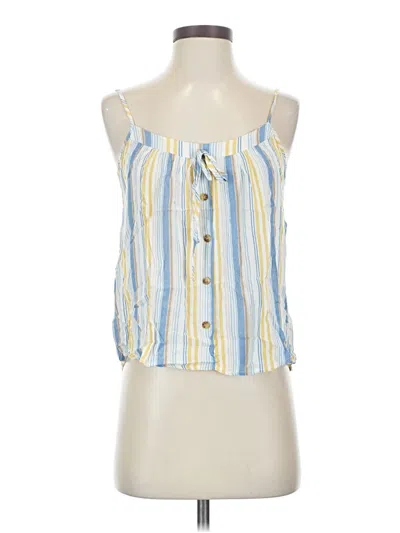 Pre-owned Caché Sleeveless Blouse In Yellow