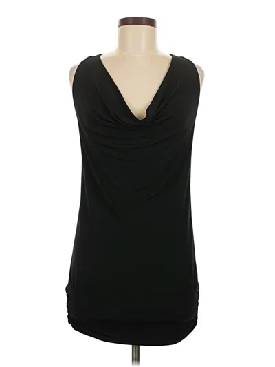 Pre-owned Caché Sleeveless Top Black Cowl Neck Tops
