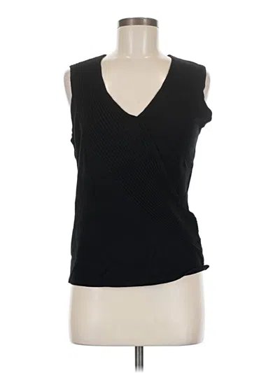 Pre-owned Caché Sleeveless T-shirt In Black