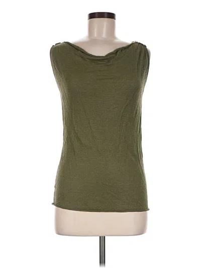 Pre-owned Caché Sleeveless T-shirt In Green