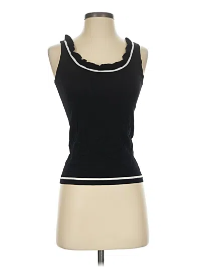 Pre-owned Caché Sweater Vest In Black