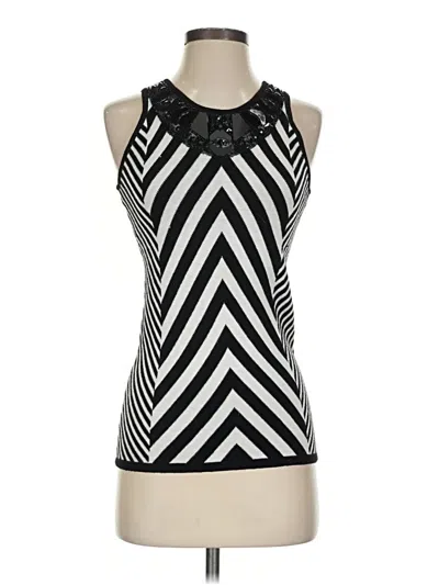 Pre-owned Caché Sweater Vest In Black