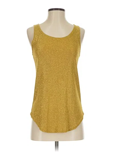 Pre-owned Caché Sweater Vest In Gold
