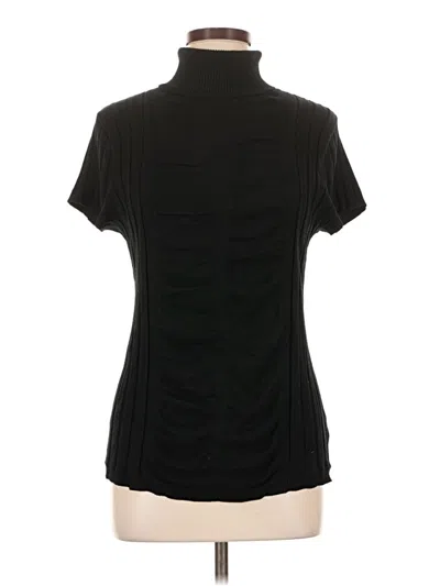 Pre-owned Caché Turtleneck Sweater In Black
