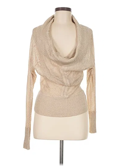 Pre-owned Caché Turtleneck Sweater In Brown