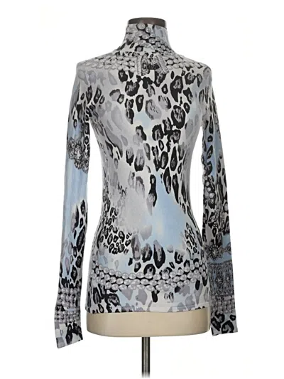 Pre-owned Caché Turtleneck Sweater In Silver