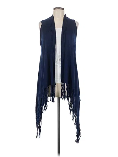 Pre-owned Caché Vest In Blue