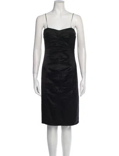 Pre-owned Caché Vintage Mini Dress In Black