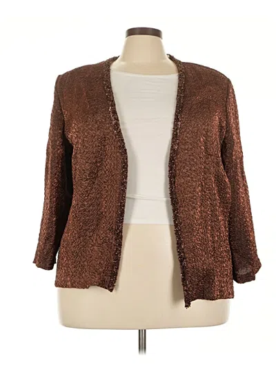 Pre-owned Cachet Blazer Jacket In Brown