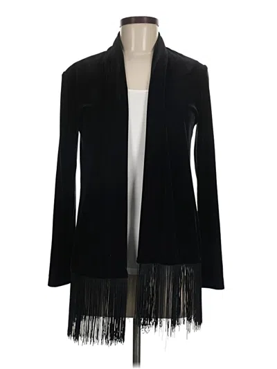 Pre-owned Cachet Cardigan Sweater In Black