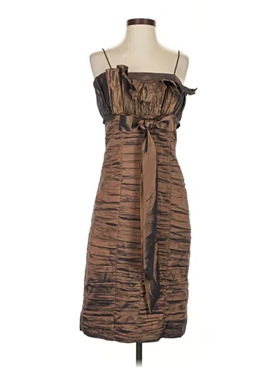 Pre-owned Cachet Cocktail Dress In Brown