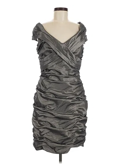 Pre-owned Cachet Cocktail Dress In Gray