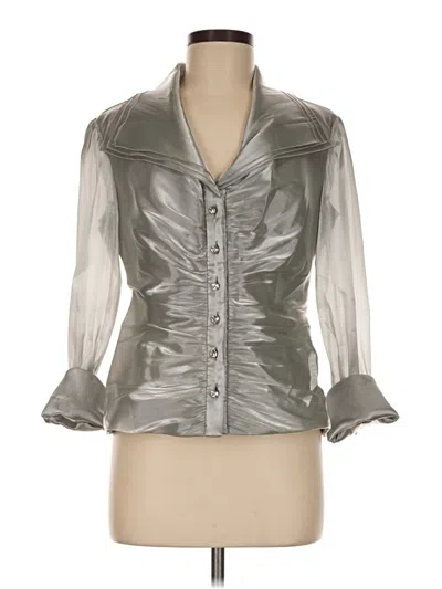 Pre-owned Cachet Jacket In Silver