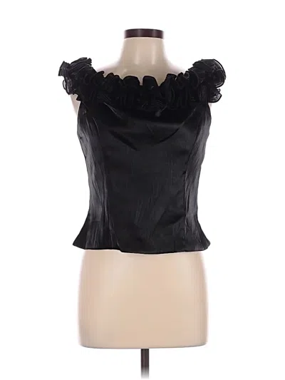 Pre-owned Cachet Sleeveless Blouse In Black