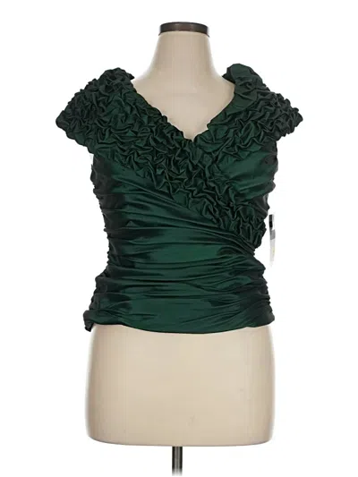 Cachet Sleeveless Blouse In Green