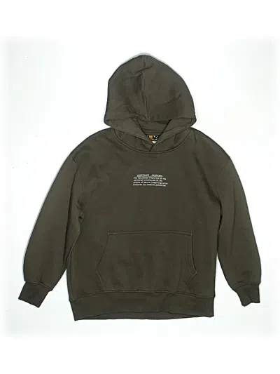 Pre-owned Cactus Boys Kids' Pullover Hoodie In Green