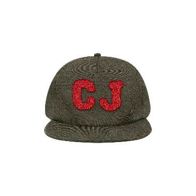 Pre-owned Cactus Jack By Travis Scott Cj Hat 'olive' In Green
