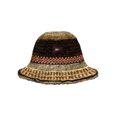 Pre-owned Cactus Jack By Travis Scott Crochet Bucket Hat 'multicolor' In Multi-color