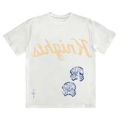 Pre-owned Cactus Jack By Travis Scott Elkins High School T-shirt 'white' | Men's Size S