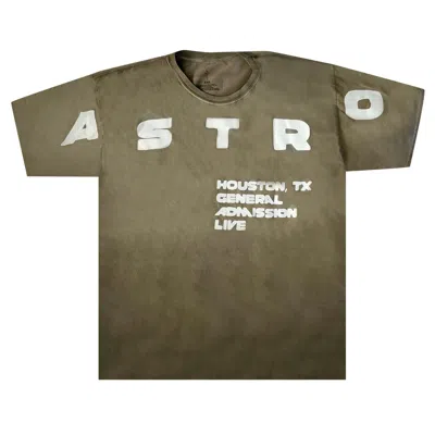 Pre-owned Cactus Jack By Travis Scott Flaming Tv T-shirt 'green' | Men's Size S