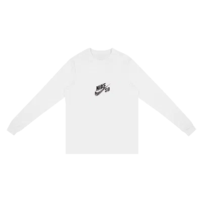 Pre-owned Cactus Jack By Travis Scott For Nike Long-sleeve T-shirt 'white'