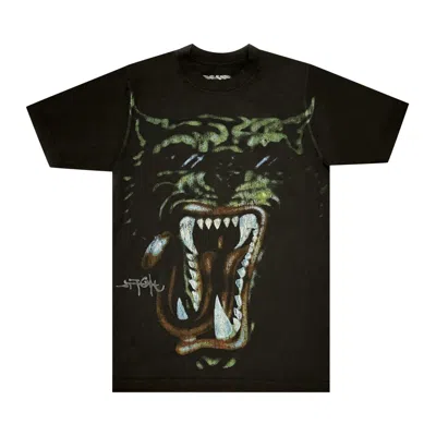 Pre-owned Cactus Jack By Travis Scott Green Hyena Tour Tee 'black'