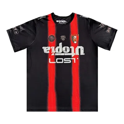 Pre-owned Cactus Jack By Travis Scott Italy Soccer Jersey 'black/red' | Men's Size Xl