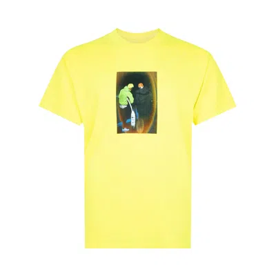 Pre-owned Cactus Jack By Travis Scott Jackboys Photo T-shirt Ii 'safety Green'