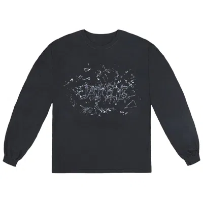 Pre-owned Cactus Jack By Travis Scott Jackboys Shatter Long-sleeve T-shirt 'black' | Men's Size L