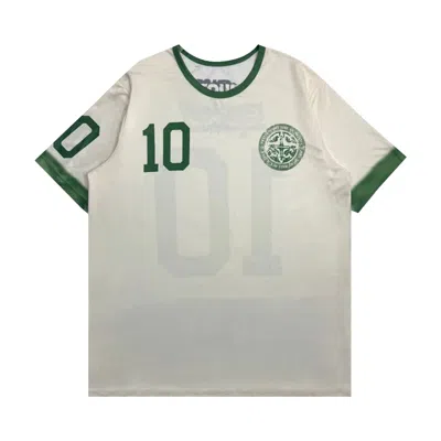 Pre-owned Cactus Jack By Travis Scott Metlife Soccer Jersey 'white/green' | Men's Size S
