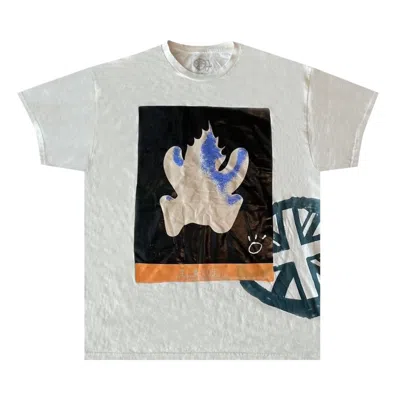 Pre-owned Cactus Jack By Travis Scott O2 Live Burning Man Tee 'off White'