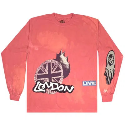 Pre-owned Cactus Jack By Travis Scott O2 Live Long-sleeve 'pink Tie-dye'