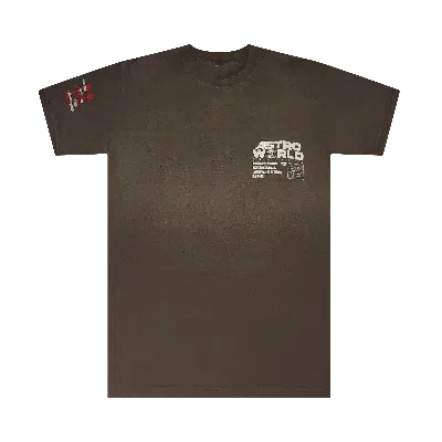 Pre-owned Cactus Jack By Travis Scott Official Souvenir T-shirt 'brown'