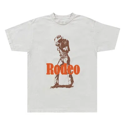 Pre-owned Cactus Jack By Travis Scott Rodeo 10 Years Cowboy Tee I 'white' | Men's Size Xl