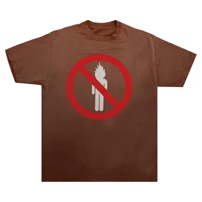 Pre-owned Cactus Jack By Travis Scott Rodeo 10 Years La Flame Tee 'brown' | Men's Size Xxl
