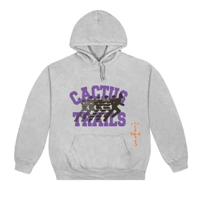 Pre-owned Cactus Jack By Travis Scott Running Wild Varsity Hoodie 'sport Grey' | Men's Size S