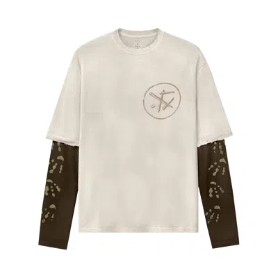 Pre-owned Cactus Jack By Travis Scott Signature Jack Tee Ii 'white'