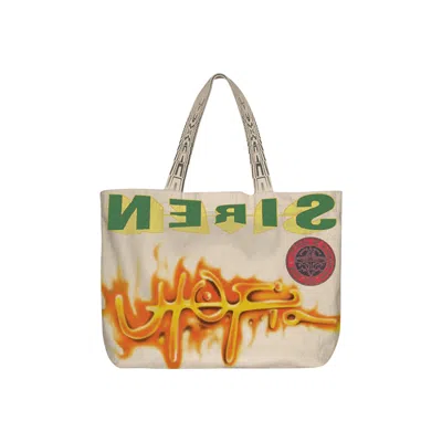 Pre-owned Cactus Jack By Travis Scott Siren Tote 'cream'