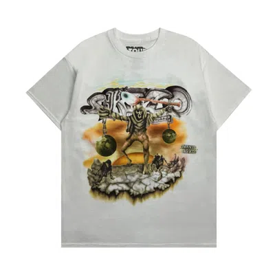 Pre-owned Cactus Jack By Travis Scott South America Skitzo Tee 'white' | Men's Size L