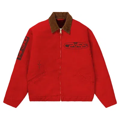 Pre-owned Cactus Jack By Travis Scott Speed System Jacket 'red'
