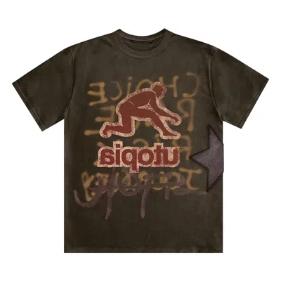 Pre-owned Cactus Jack By Travis Scott T-rexx Short-sleeve Tee 'multicolor' In Brown