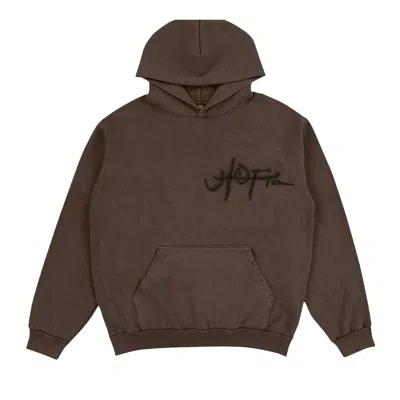 Pre-owned Cactus Jack By Travis Scott Utopia A2 Hoodie 'brown'