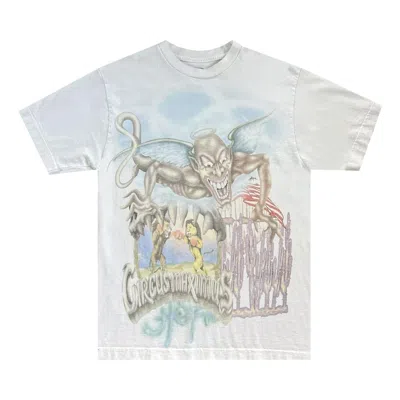 Pre-owned Cactus Jack By Travis Scott Utopia Circus Maximus Tour Iii Tee 'white'