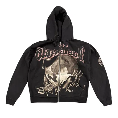 Pre-owned Cactus Jack By Travis Scott Utopia My Eyes Zip Hoodie 'black' | Men's Size Xxl