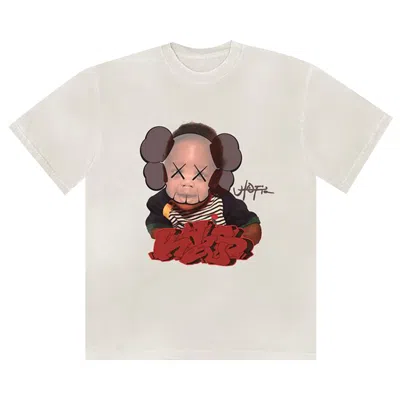 Pre-owned Cactus Jack By Travis Scott Utopia X Kaws Tee I 'white'