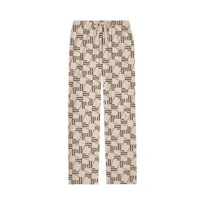 Pre-owned Cactus Jack By Travis Scott X Audemars Piguet Logo Silk Pajama Pants Ii 'white'