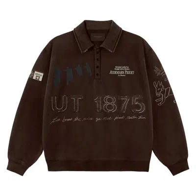 Pre-owned Cactus Jack By Travis Scott X Audemars Piguet Rugby Sweater 'brown'