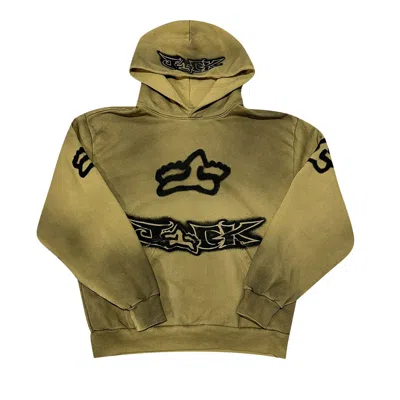 Pre-owned Cactus Jack By Travis Scott X Fox Racing X Complexcon Hoodie 'tan' In Brown