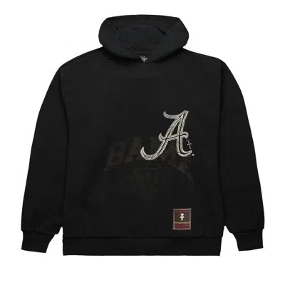 Pre-owned Cactus Jack By Travis Scott X Mitchell & Ness Alabama Crimson Tide Overlap Pullover Hoodie 'black' |